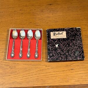 Ballad Community Silver Plated Teaspoons Set